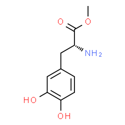 ChemSpider 2D Image | Methyl 3-hydroxy-D-tyrosinate | C10H13NO4