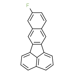 ChemSpider 2D Image | 9-Fluorobenzo[k]fluoranthene | C20H11F