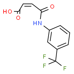 ChemSpider 2D Image | (2Z)-4-Oxo-4-{[3-(trifluoromethyl)phenyl]amino}-2-butenoic acid | C11H8F3NO3