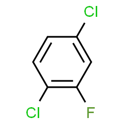 ChemSpider 2D Image | 1,4-Dichloro-2-fluorobenzene | C6H3Cl2F