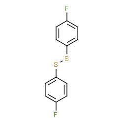 ChemSpider 2D Image | Bis(4-fluorophenyl) disulfide | C12H8F2S2