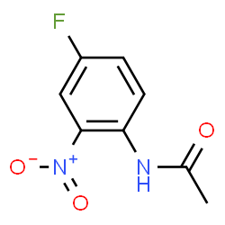 ChemSpider 2D Image | N-(4-Fluoro-2-nitrophenyl)acetamide | C8H7FN2O3
