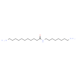 ChemSpider 2D Image | 11-Amino-N-(8-aminooctyl)undecanamide | C19H41N3O