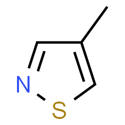 ChemSpider 2D Image | 4-Methylisothiazole | C4H5NS