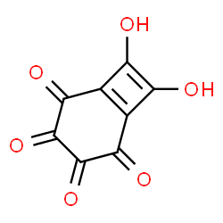 ChemSpider 2D Image | 7,8-Dihydroxybicyclo[4.2.0]octa-1(6),7-diene-2,3,4,5-tetrone | C8H2O6