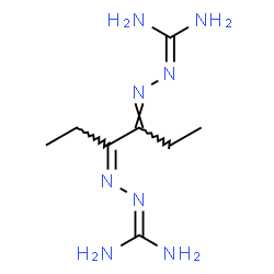ChemSpider 2D Image | N''-{(3E,4Z)-4-[(Diaminomethylene)hydrazono]-3-hexanylidene}carbonohydrazonic diamide | C8H18N8