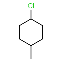 ChemSpider 2D Image | 1-Chloro-4-methylcyclohexane | C7H13Cl