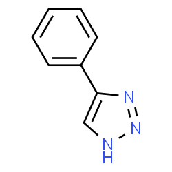 ChemSpider 2D Image | 4-Phenyl-1H-1,2,3-triazole | C8H7N3