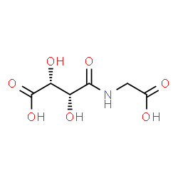 ChemSpider 2D Image | (2R,3R)-4-[(Carboxymethyl)amino]-2,3-dihydroxy-4-oxobutanoic acid | C6H9NO7