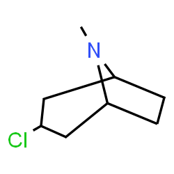 ChemSpider 2D Image | 3-Chlorotropane | C8H14ClN