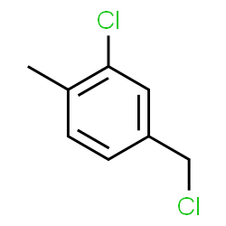 ChemSpider 2D Image | 2-Chloro-4-chloromethyltoluene | C8H8Cl2
