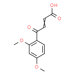 ChemSpider 2D Image | 4-(2,4-Dimethoxyphenyl)-4-oxo-2-butenoic acid | C12H12O5