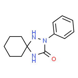 ChemSpider 2D Image | 2-Phenyl-1,2,4-triazaspiro[4.5]decan-3-one | C13H17N3O