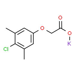 ChemSpider 2D Image | Potassium (4-chloro-3,5-dimethylphenoxy)acetate | C10H10ClKO3