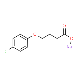 ChemSpider 2D Image | Sodium 4-(4-chlorophenoxy)butanoate | C10H10ClNaO3