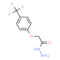 ChemSpider 2D Image | 2-[4-(Trifluoromethyl)phenoxy]acetohydrazide | C9H9F3N2O2