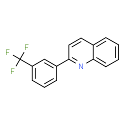 ChemSpider 2D Image | 2-[3-(Trifluoromethyl)phenyl]quinoline | C16H10F3N