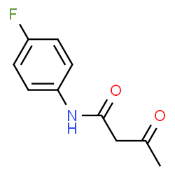 ChemSpider 2D Image | N-(4-Fluorophenyl)-3-oxobutanamide | C10H10FNO2