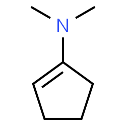 ChemSpider 2D Image | N,N-Dimethyl-1-cyclopenten-1-amine | C7H13N