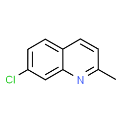 ChemSpider 2D Image | 7-Chloroquinaldine | C10H8ClN