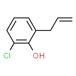 ChemSpider 2D Image | 2-Allyl-6-chlorophenol | C9H9ClO
