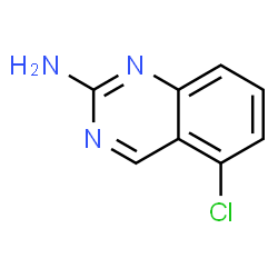 ChemSpider 2D Image | 5-Chloro-2-quinazolinamine | C8H6ClN3