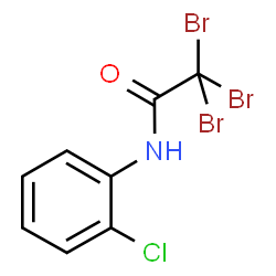 ChemSpider 2D Image | 2,2,2-Tribromo-N-(2-chlorophenyl)acetamide | C8H5Br3ClNO