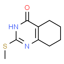 ChemSpider 2D Image | 2-(methylthio)-5,6,7,8-tetrahydroquinazolin-4(3H)-one | C9H12N2OS