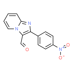 ChemSpider 2D Image | 2-(4-Nitrophenyl)imidazo[1,2-a]pyridine-3-carbaldehyde | C14H9N3O3