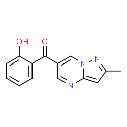 ChemSpider 2D Image | (2-Hydroxyphenyl)(2-methylpyrazolo[1,5-a]pyrimidin-6-yl)methanone | C14H11N3O2