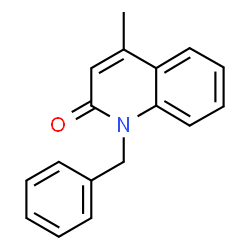 ChemSpider 2D Image | 1-Benzyl-4-methyl-2(1H)-quinolinone | C17H15NO