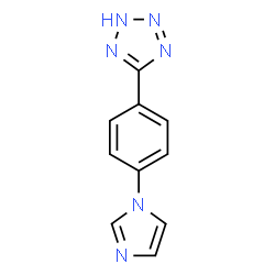 ChemSpider 2D Image | 5-[4-(1-Imidazolyl)phenyl]-2H-tetrazole | C10H8N6
