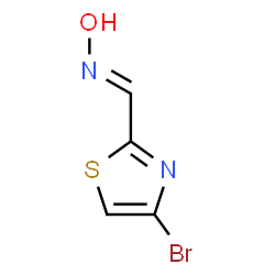 ChemSpider 2D Image | (E)-1-(4-Bromo-1,3-thiazol-2-yl)-N-hydroxymethanimine | C4H3BrN2OS