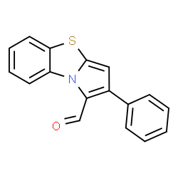 ChemSpider 2D Image | 2-Phenylpyrrolo[2,1-b][1,3]benzothiazole-1-carbaldehyde | C17H11NOS