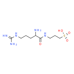 ChemSpider 2D Image | 3-(Arginylamino)-1-propanesulfonic acid | C9H21N5O4S
