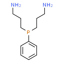 ChemSpider 2D Image | Bis(3-aminopropyl)phenylphosphine | C12H21N2P