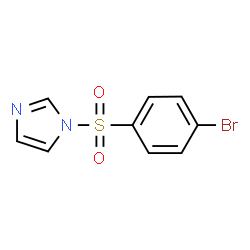 ChemSpider 2D Image | 1-[(4-Bromophenyl)sulfonyl]-1H-imidazole | C9H7BrN2O2S