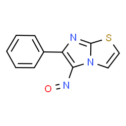 ChemSpider 2D Image | 5-Nitroso-6-phenylimidazo[2,1-b][1,3]thiazole | C11H7N3OS