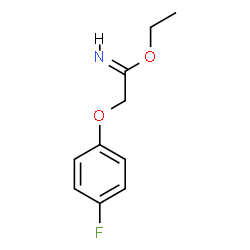 ChemSpider 2D Image | Ethyl (1Z)-2-(4-fluorophenoxy)ethanimidate | C10H12FNO2