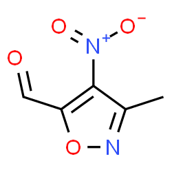 ChemSpider 2D Image | 3-methyl-4-nitroisoxazole-5-carbaldehyde | C5H4N2O4