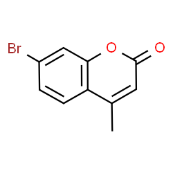 ChemSpider 2D Image | 7-Bromo-4-methyl-2H-chromen-2-one | C10H7BrO2