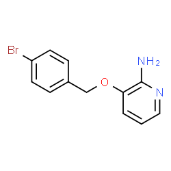 ChemSpider 2D Image | 3-[(4-Bromobenzyl)oxy]-2-pyridinamine | C12H11BrN2O
