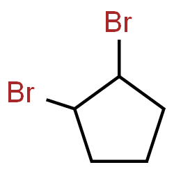 ChemSpider 2D Image | 1,2-Dibromocyclopentane | C5H8Br2