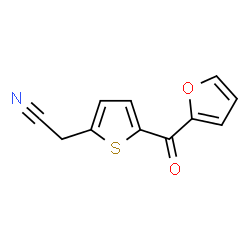 ChemSpider 2D Image | [5-(2-Furoyl)-2-thienyl]acetonitrile | C11H7NO2S