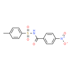 ChemSpider 2D Image | N-[(4-Methylphenyl)sulfonyl]-4-nitrobenzamide | C14H12N2O5S