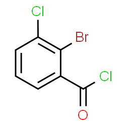 ChemSpider 2D Image | 2-Bromo-3-chlorobenzoyl chloride | C7H3BrCl2O