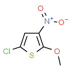 ChemSpider 2D Image | 5-Chloro-2-methoxy-3-nitrothiophene | C5H4ClNO3S