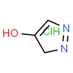 ChemSpider 2D Image | 3H-Pyrazol-4-ol hydrochloride (1:1) | C3H5ClN2O