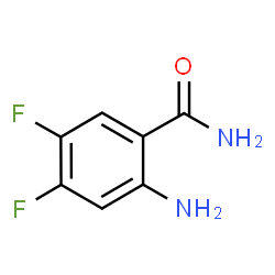 ChemSpider 2D Image | 2-Amino-4,5-difluorobenzamide | C7H6F2N2O
