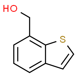 ChemSpider 2D Image | 1-Benzothiophen-7-ylmethanol | C9H8OS